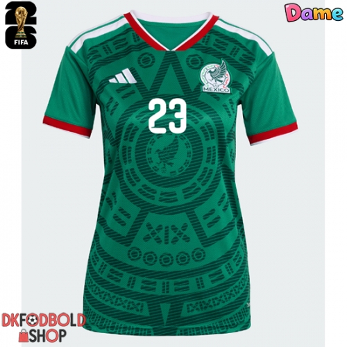 Mexico Jesus Gallardo #23 Hjemmebanetrøje Dame VM 2026 Kort ærmer